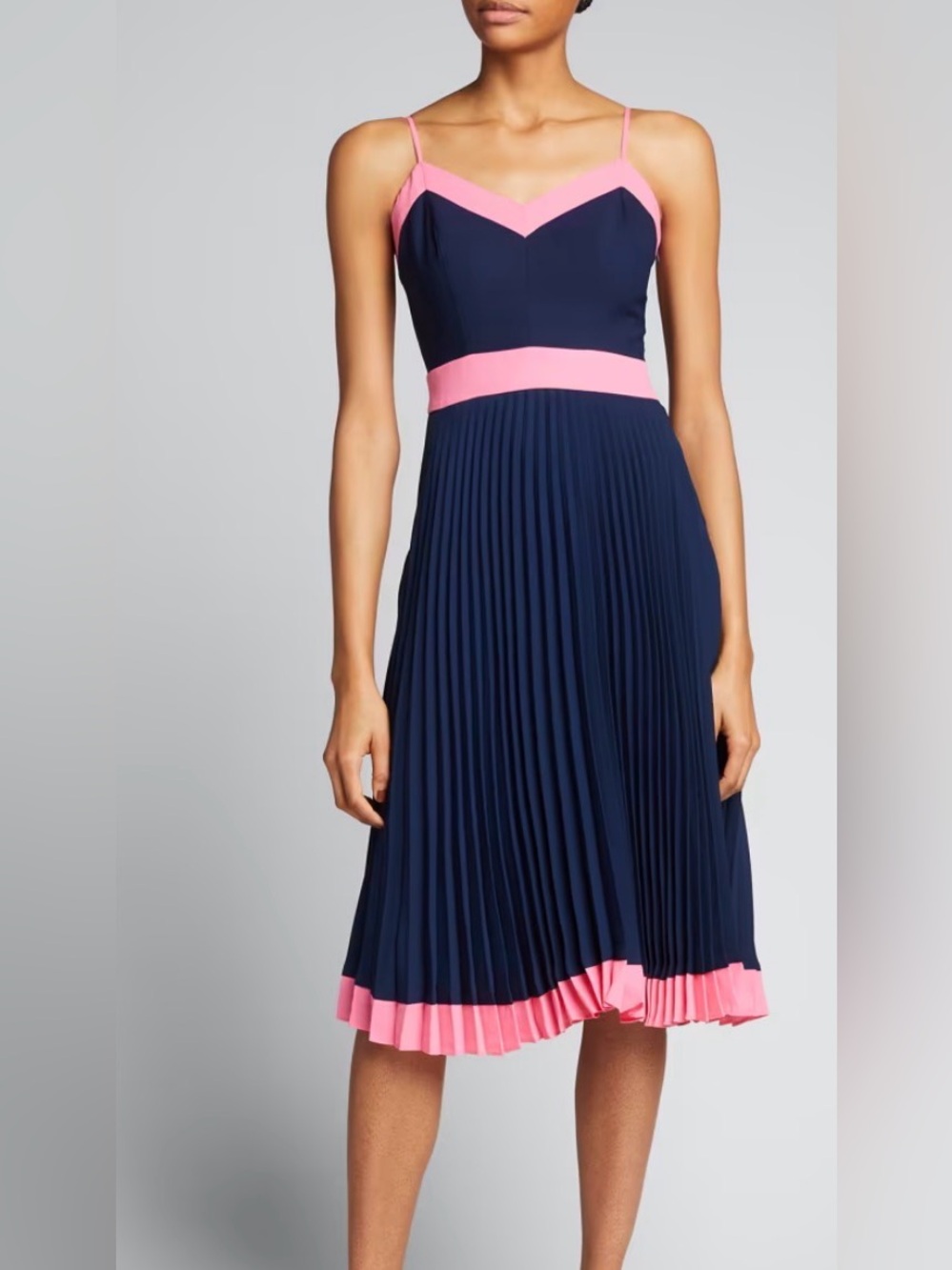 MILLY Jill Pleated Dress Size 4